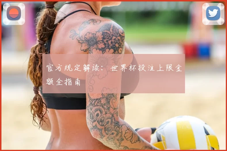 官方规定解读:世界杯投注上限金额全指南
